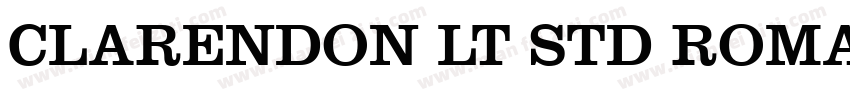 CLARENDON LT STD ROMAN字体转换